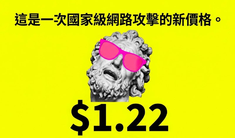 1.22 鎂的毀滅：AI 如何讓網路攻擊變成「白菜價」